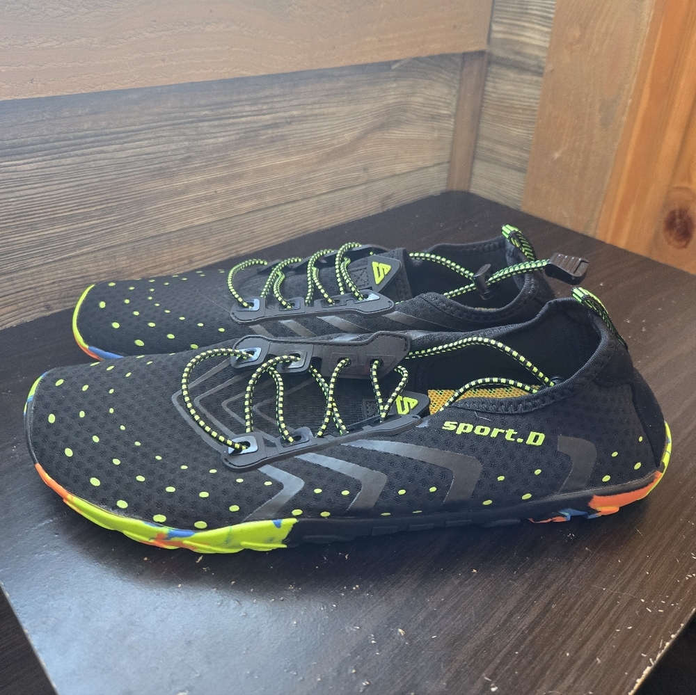Mishansha Water Shoes  Men Barefoot Beach Shoe Quick Dry Size 46 (12/13 US)